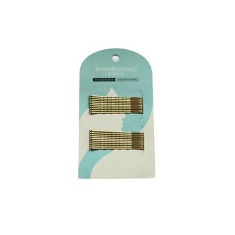 سنجاق مویی طلایی بسته 20 عددی