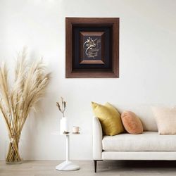 تابلو وان یکاد ورق طلا