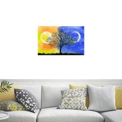 تابلو ماه و خورشید