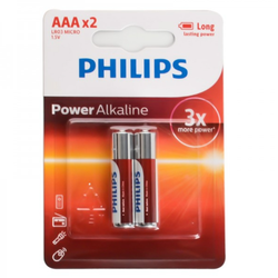 باتری آلکالاین نیم قلمی philips