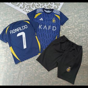 لباس فوتبالی النصر رونالدو، تیشرت شلوارک ورزشی تیم باشگاهی النصر رونالدو مدل zaiim001