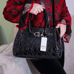 کیف دستی مجلسی زنانه طرح دار کد 1772