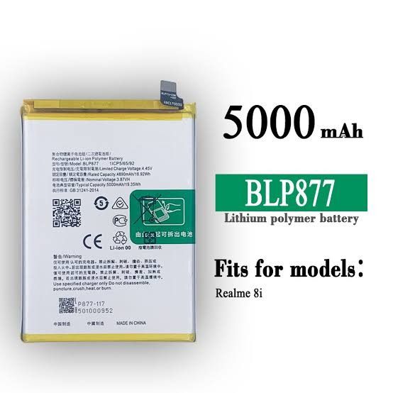 Riealme 8i باتری ریلمی blp877