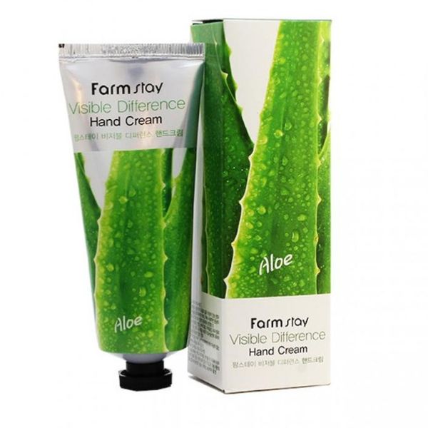 کرم دست آلوئه ورا فارم استی مدل Farm Stay Visible Difference Hand Cream (Aloe )