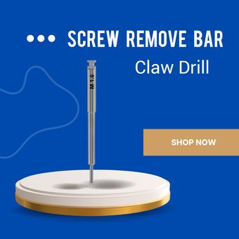 دریل خارج کردن پیچ شکسته از داخل ایمپلنت Screw Remove Bar/ Claw Drill