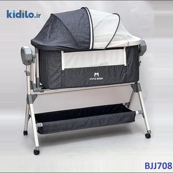 تخت و گهواره مدل BJJ-708 - طوسی