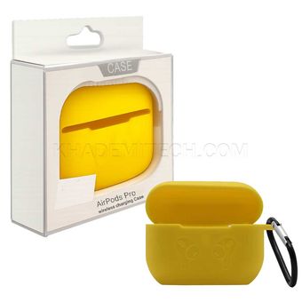 کیس ایرپاد مدل Airpods Pro SILICON زرد