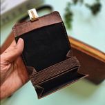 ست چهار تیکه چرم طبیعی زنانه شتری