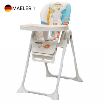 صندلی غذا مایلر مدل فاکس Maeler fox طرح زرافه