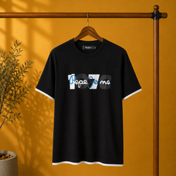 تیشرت مشکی آستین کوتاه مردانه و زنانه برند Pepe Jeans