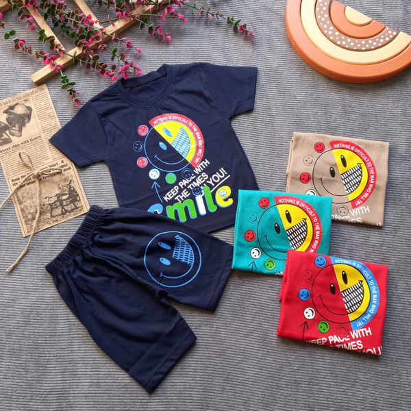 ست نقلی تیشرت شلوارک لبخند سایز 35