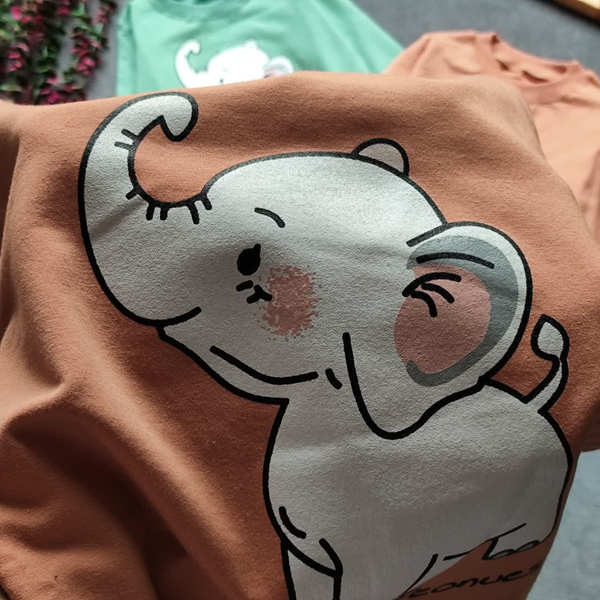 بلوز تک دورس طرح فیل سایز 40 تا 55