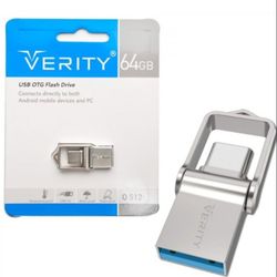 فلش OTG وریتی (VERITY) مدل 64GB O512 USB3.0