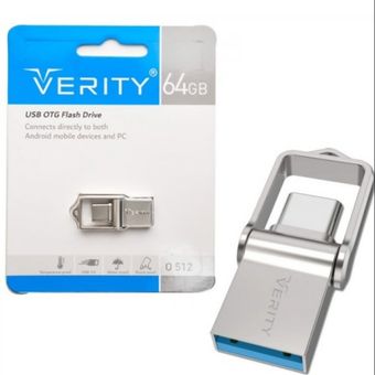 فلش OTG وریتی (VERITY) مدل 64GB O512 USB3.0