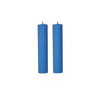 شمع موم عسل مدل آبی