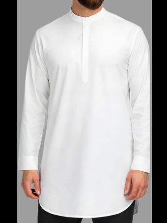 پیراهن پاکستانی سفید مردانه