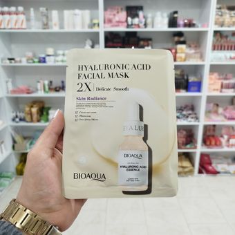 ماسک ورقه ای صورت هیالورونیک اسید 30 گرمی بیوآکوا (اصل)