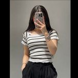 تیشرت یقه خشتی ژور