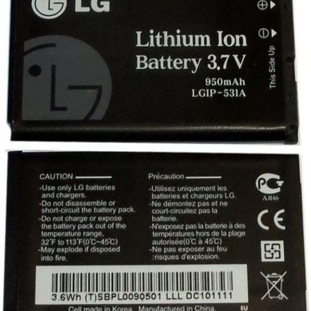 باتری الجی 430a / 531a lg kp100/kg280