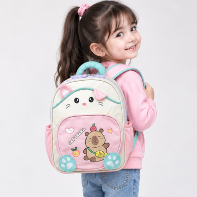کوله پشتی پیشدبستانی  دخترانه کاپی بارا capybara