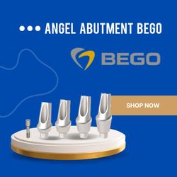 اباتمنت زاویه رگولار بگو / 15 درجه / 25 درجه/ ساخت کشور ترکیه/ کامپتیبل با سیستم بگو / Angel Abutment Bego/ Titanium Grade 5