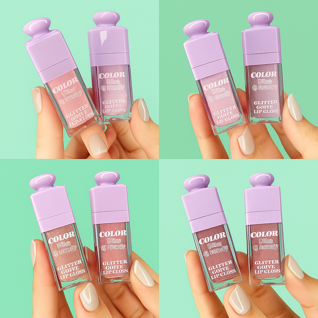 شاین لب براق گلیتری 3Q Beauty مدل Color Kiss