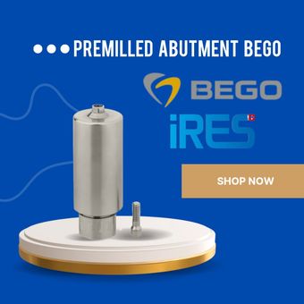 پریمیلد اباتمنت رگولار سیستم بگو  Titanium Grade 5 / ساخت کشور ترکیه/Pre-milled Abutment Bego Regular