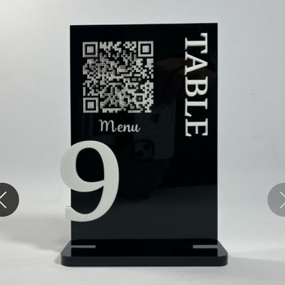 استند QR CODE و شماره میز مدل st139