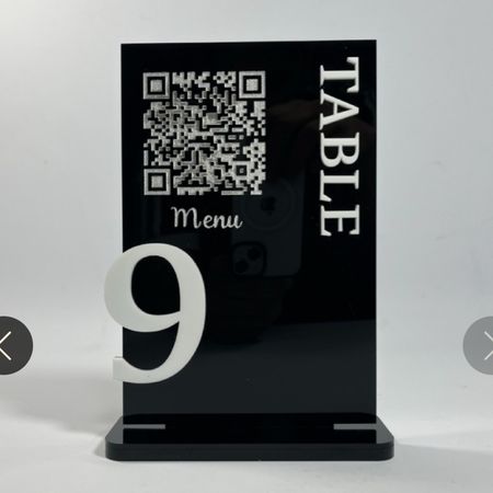 استند QR CODE و شماره میز مدل st139