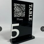 استند QR CODE و شماره میز مدل st139