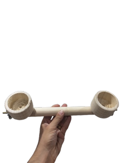 ظرف اسمبل چوب نشیمن و کاسه مناسب کوله و قفس