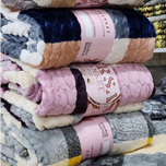 پتو دونفره طرح خشتی قلبی برجسته تراکم بالا