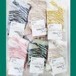 جوراب عمده نوزادی پنبه اعلا سایز نوزاد تا 12 ماه پنبه سوپر اعلا طرح خرس مشبک