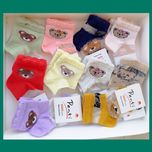 جوراب عمده جوراب نوزادی سایز نوزاد تا 12 ماه پنبه هندی طرح نایک ارشیدو