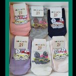 جوراب عمده نوزادی سایز نوزاد تا 12 ماه پنبه هندی طرح خرگوش اتو تخت