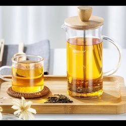 فرنچ پرس پیرکس درب بامبو