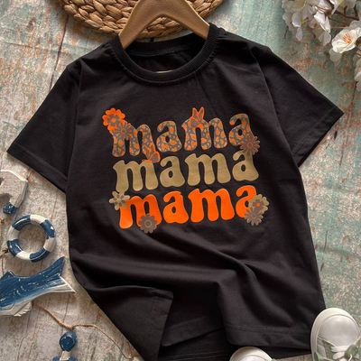 تیشرت تک اسپرت مشکی محرمی طرح ماما سایز 45 تا 60