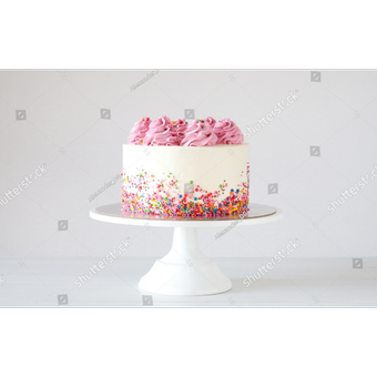 کیک تولد ساده 1 کیلو