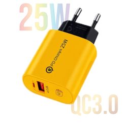 شارژر 25W واتی PD+Quick Chrge بدون کابل