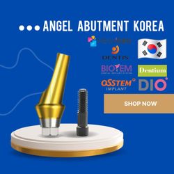 اباتمنت زاویه رگولار کره/ ساخت کره/ Angel Abutment Regular Korea