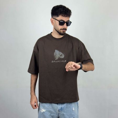 تیشرت باکسی طرح کفش