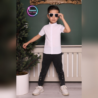 پیراهن آستین کوتاه ساده