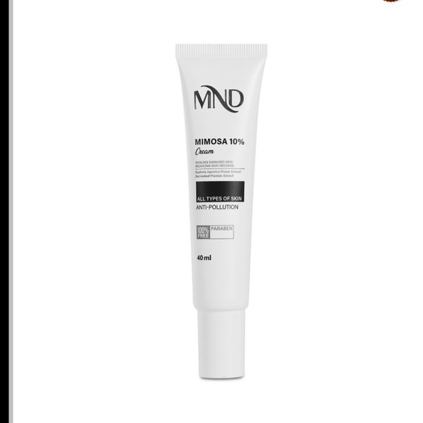 کرم حاوی 10 % میموزا ام ان دی مناسب انواع پوست