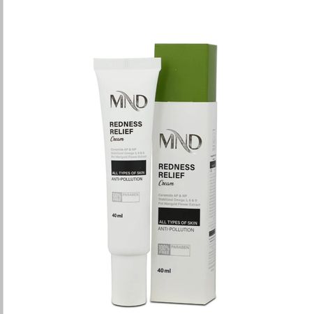 کرم کاهش دهنده قرمزی پوست ام ان دی حاوی سرامید