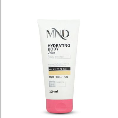 لوسیون آبرسان بدن ام ان دی با رایحه گرم