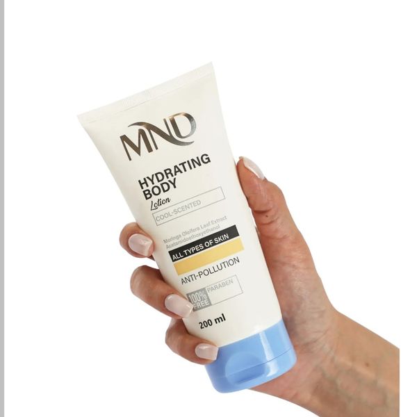 لوسیون آبرسان بدن ام ان دی با رایحه خنک