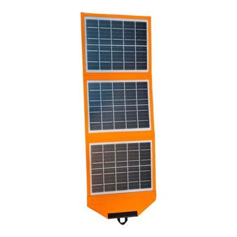 پنل خورشیدی تاشو 15 وات سی سی لامپ مدل CL-ZD0615