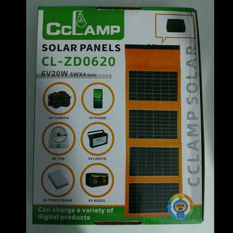 پنل خورشیدی تاشو 20 وات CCLAMP مدل CL-ZD0620