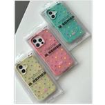 قاب آیفون خال خالی سیلیکونی پاستیلی🍓