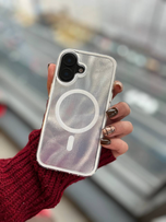 قاب آیفون براش مگسیف اکلیلی☁️